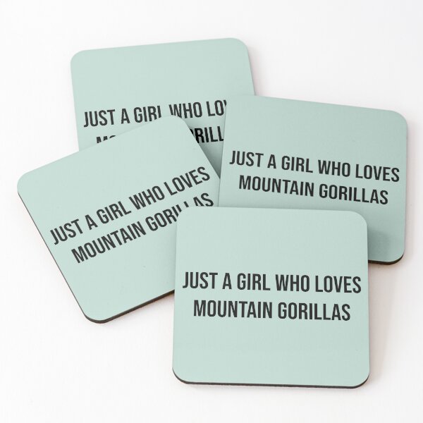 Item preview, Just a girl that loves Mountaing Gorillas  designed and sold by Brockinator.