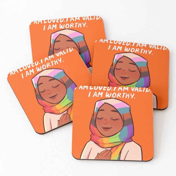 Item preview, You are Loved, Valid, and Worthy (Progress flag ver.) designed and sold by vimiyui.