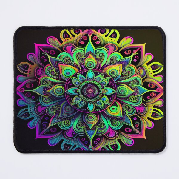 Item preview, Blinding Blaze Neon Mandala designed and sold by mcmtdesigns.