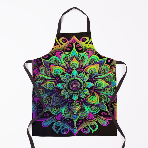 Item preview, Blinding Blaze Neon Mandala designed and sold by mcmtdesigns.