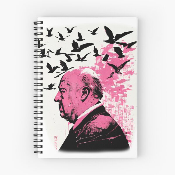 Artikelvorschau, Alfred Hitchcock mit Vögeln entworfen und verkauft von NiceGoodBetter.