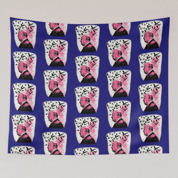 Item preview, Alfred Hitchcock with Birds designed and sold by NiceGoodBetter.