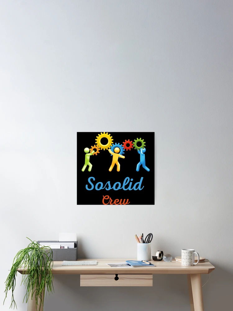 Thumbnail 2 of 3, Poster, So solid crew So solid crew So solid crew designed and sold by RuthTurne.