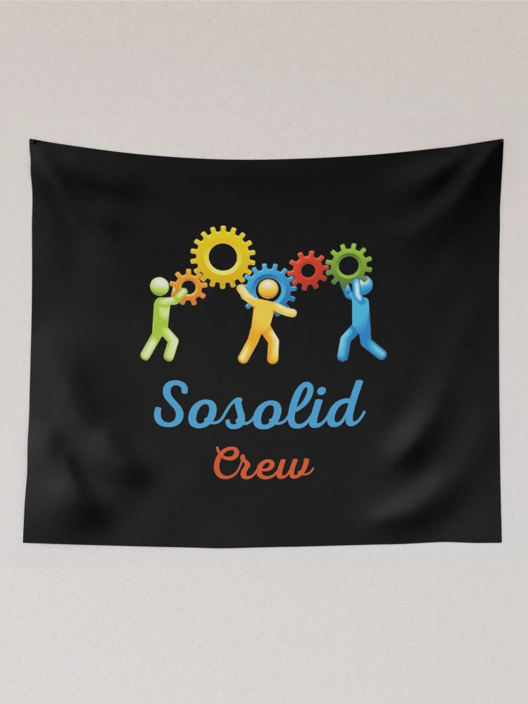 Thumbnail 2 of 3, Tapestry, So solid crew So solid crew So solid crew designed and sold by RuthTurne.
