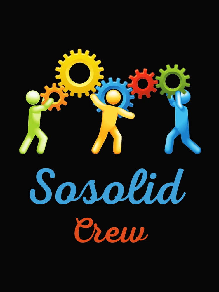 Thumbnail 4 of 4, Boxy T-Shirt, So solid crew So solid crew So solid crew designed and sold by RuthTurne.