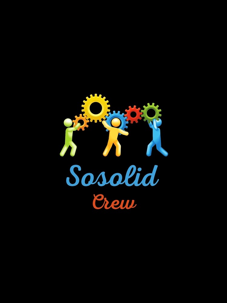 Thumbnail 5 of 5, A-Line Dress, So solid crew So solid crew So solid crew designed and sold by RuthTurne.