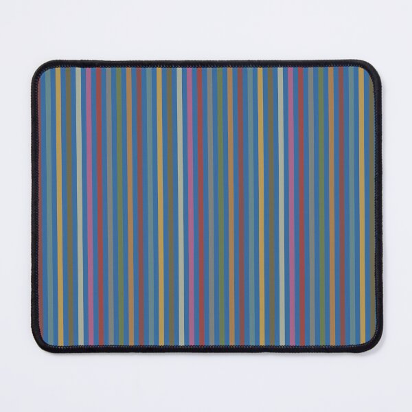 Item preview, Folk Art Craftsman Colors Stripes Repeat Pattern Print designed and sold by MoePark.