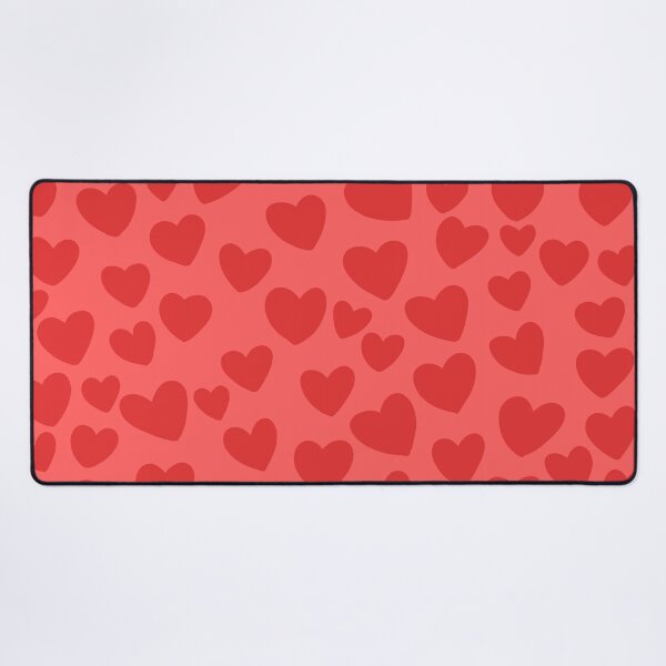 Item preview, Red scattered hearts pattern-red background designed and sold by charmednight.