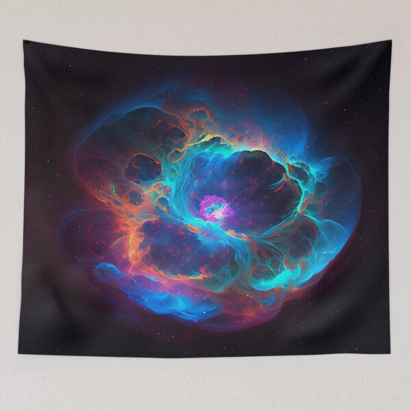 Item preview, Shimmering Starry Night - Neon Nebula designed and sold by mcmtdesigns.