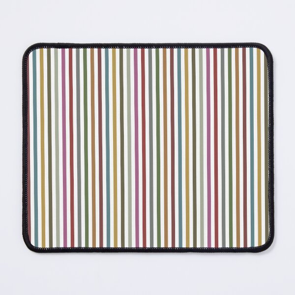 Item preview, Folk Art Craftsman Colors Stripes Repeat Pattern Print designed and sold by MoePark.