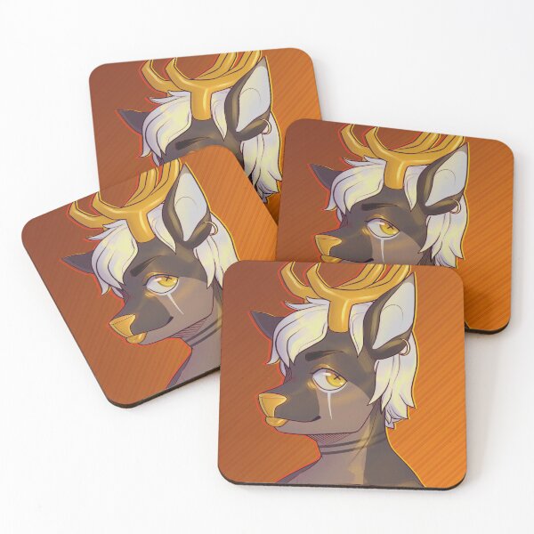 Item preview, Retrato de ciervo Anthro designed and sold by SlushiiArt.