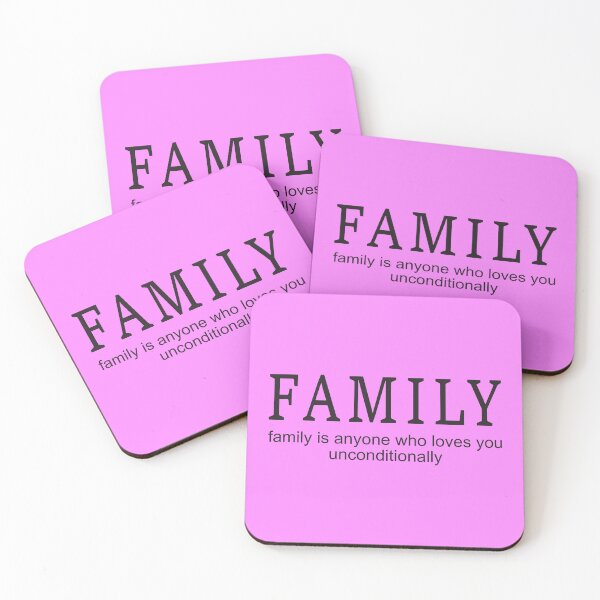 Item preview, family is anyone who loves you unconditionally | 11 designed and sold by Lets Be Positive (5.0) ⭐⭐⭐⭐⭐.