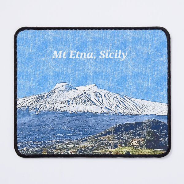 Item preview, Snowcapped Mount Etna Sicily designed and sold by CannoliCritters.