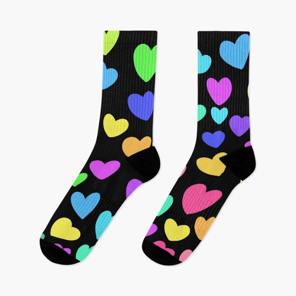 Item preview, Colorful scattered hearts pattern designed and sold by charmednight.