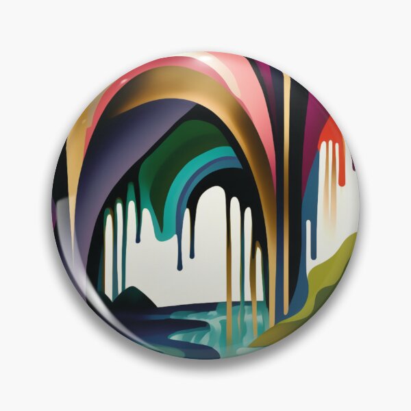 Item preview, Chasing Waterfalls Abstract in Lush Purple, Teal and Gold designed and sold by Orianah.