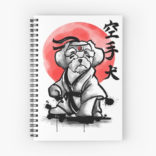 Item preview, Dog knows karate karate dog, dog in egg, dog with knife, dog de bordeaux designed and sold by lucky-fern.