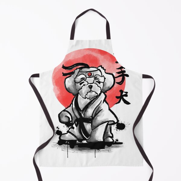 Item preview, Dog knows karate karate dog, dog in egg, dog with knife, dog de bordeaux designed and sold by lucky-fern.