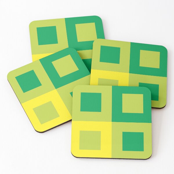 Item preview, Saint Patricks Day Modern Square Green Yellow Seamless Repeat Pattern designed and sold by MoePark.