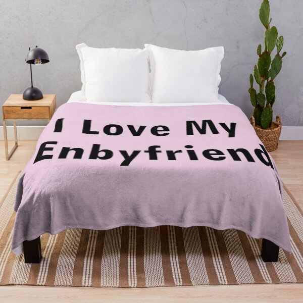 Item preview, I Love My Enbyfriend designed and sold by kiippers.