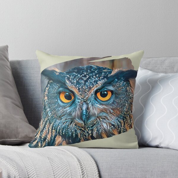 Item preview, Owl Eyes Art Print. For an owl lover, for a bird watcher, for a nature lover. designed and sold by Wentoo.