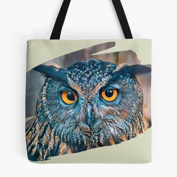 Item preview, Owl Eyes Art Print. For an owl lover, for a bird watcher, for a nature lover. designed and sold by Wentoo.