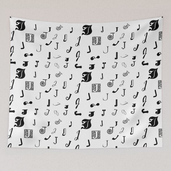 Item preview, J Fonts designed and sold by wittythings.