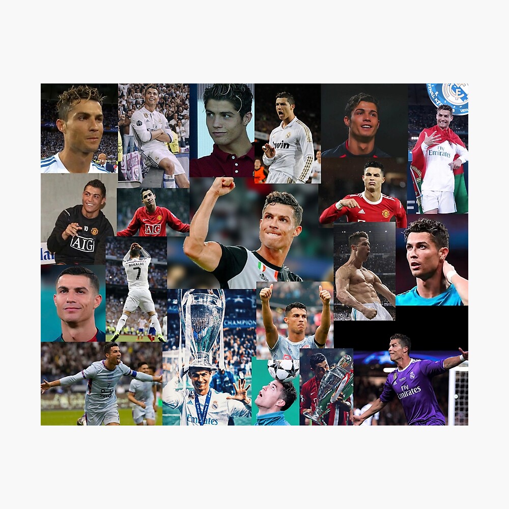 Cristiano Ronaldo Photo Collage T-Shirt