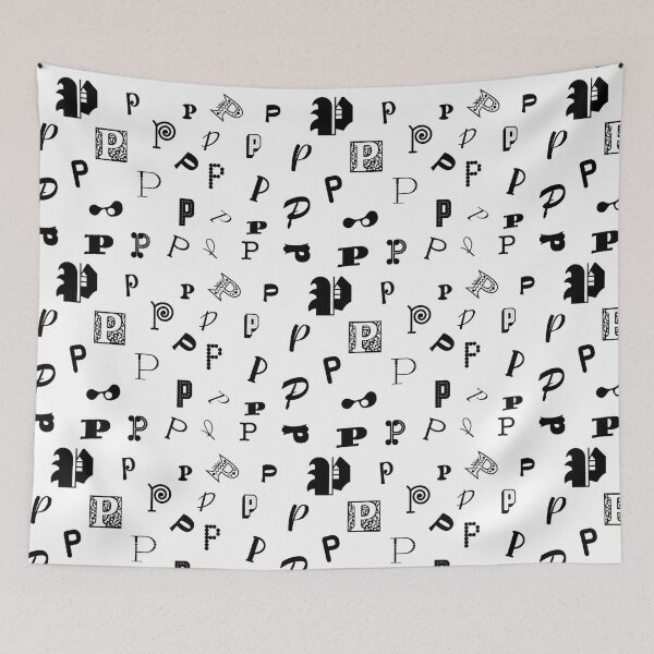 Item preview, P Fonts designed and sold by wittythings.