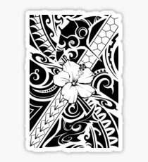 Hawaiian style tribal 2 Sticker