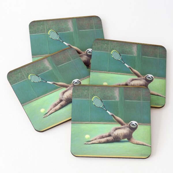 Item preview, Tennis sloth designed and sold by Steeshirts.