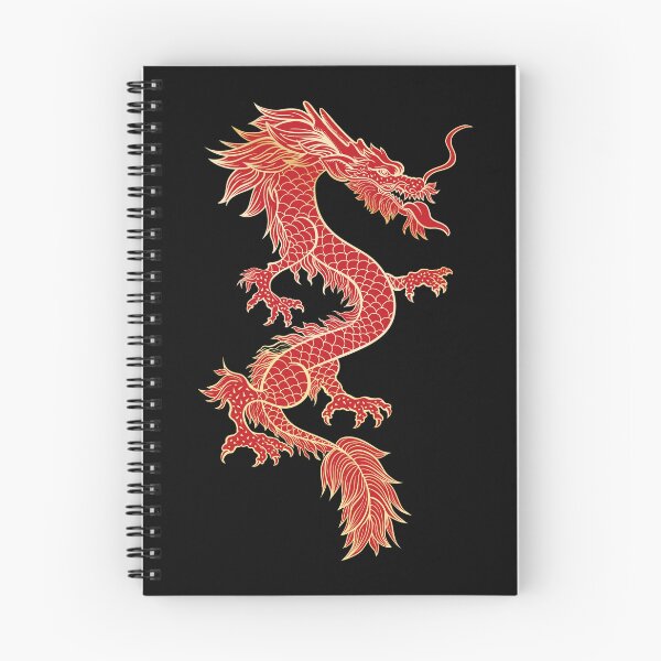 Item preview, Chinese Dragon In Red designed and sold by PlayDifferent ⭐⭐⭐⭐⭐.