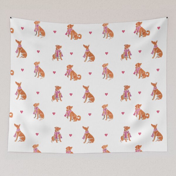 Item preview, Watercolour dogs (orange) designed and sold by animalartbyjess.
