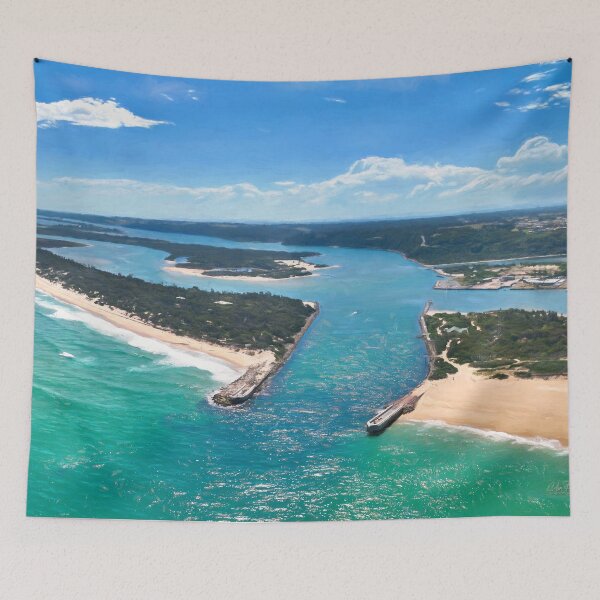 Item preview, Lakes Entrance Mouth Summer 2023, with painting effect designed and sold by Colin Dixon.