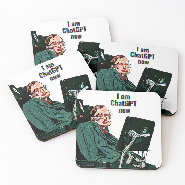 Item preview, Stephen Hawking is ChatGPT designed and sold by Arcult-Stickers.