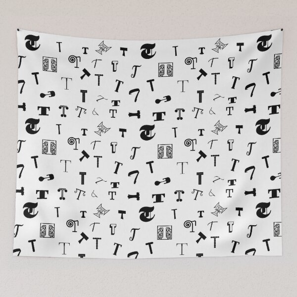Item preview, T Fonts designed and sold by wittythings.