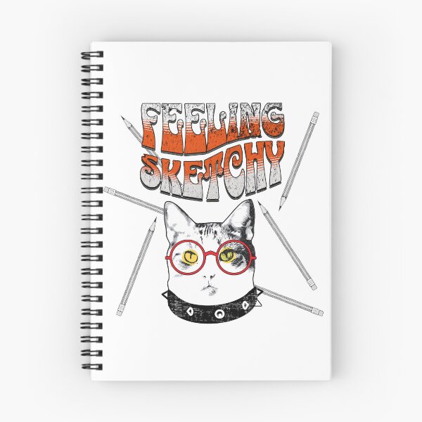 Item preview, Feeling Sketchy Cat designed and sold by Popworks.