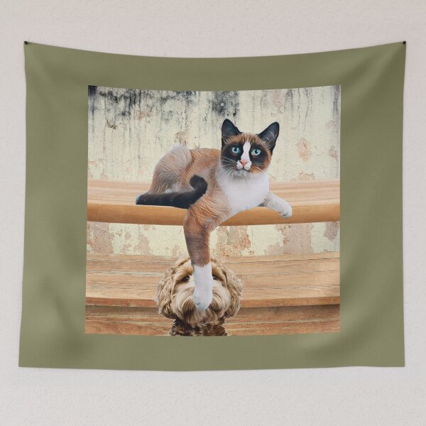 Item preview, Shut Your Labradoodle Print. For a labradoodle lover, for a cat and labradoodle lover, for a pet lover. designed and sold by Wentoo.