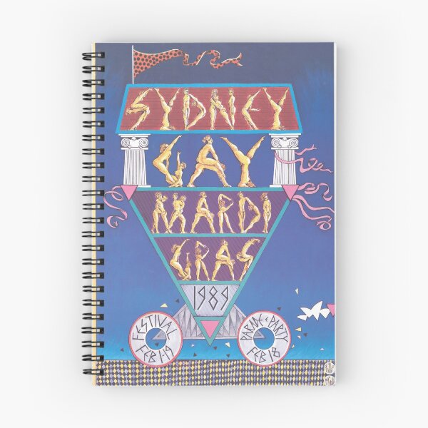 Item preview, 1989 Sydney Gay & Lesbian Mardi Gras Key Art designed and sold by SydneyMardiGras.