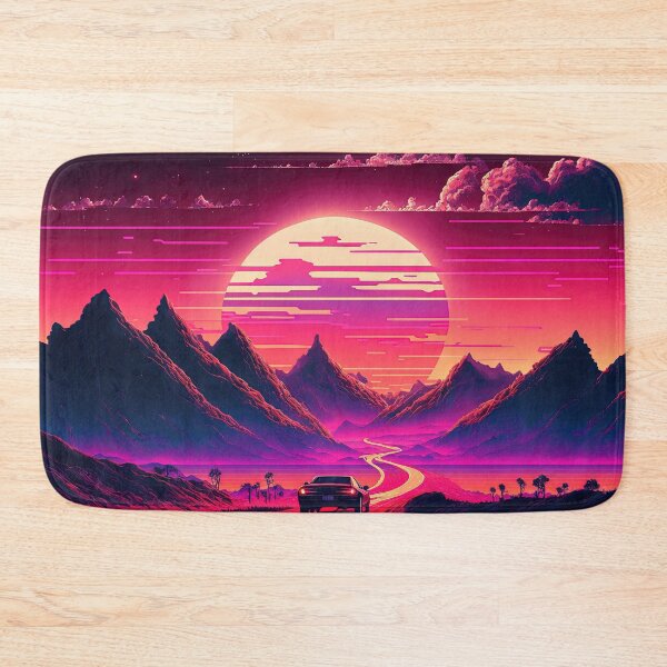 Item preview, Futuristic Neon Dreams of the Open Road designed and sold by Mullet Monkey.