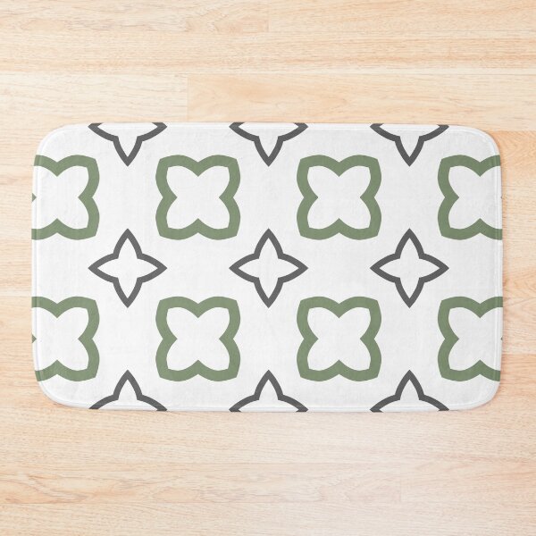Item preview, Green and Gray Moroccan Inspired Design designed and sold by KeksWorkroom.