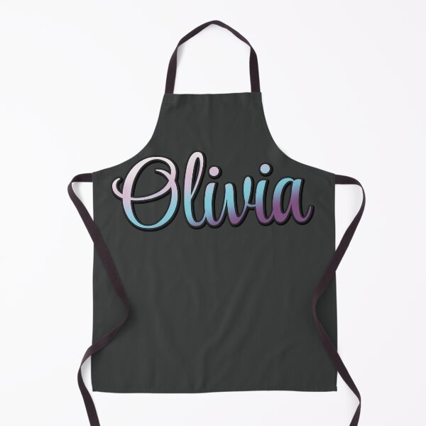 Item preview, Pretty Script Olivia Name in Cool Colors designed and sold by AloraDawnEve.