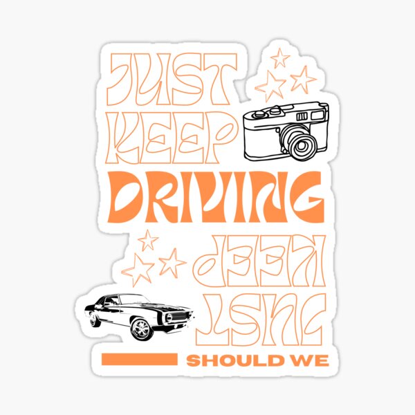 Side Boo Choke 2024 Sea View, Should We Just Keep Driving? | Harry's House Sticker, Harry Styles, Pleasing, HSLOT, Car Decal, Fine Line, TPWK