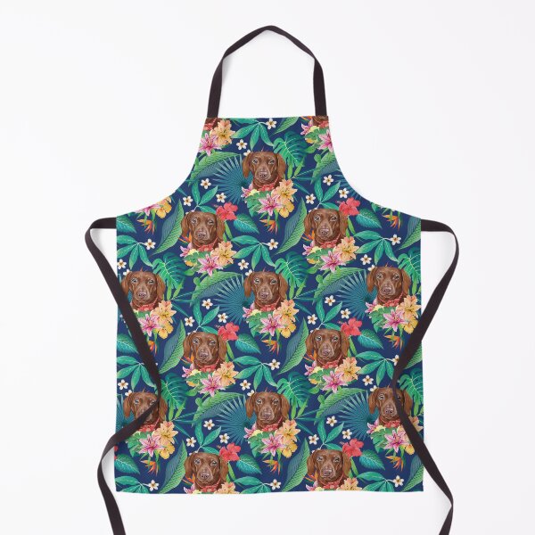 Item preview, Tropical Chocolate Dachshund Doxie Puppy designed and sold by lulupetart.