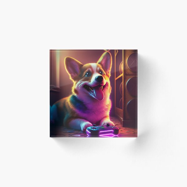 Gaming Corgi - The Cutest Gamer Pup! Poster for Sale by Epicsessed