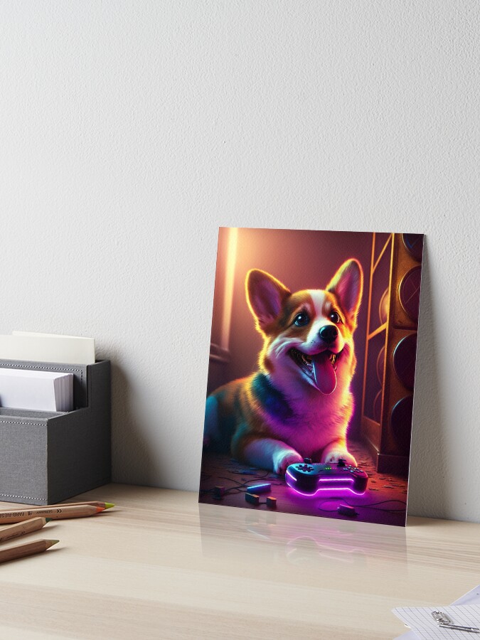 Gaming Corgi - The Cutest Gamer Pup! Poster for Sale by Epicsessed