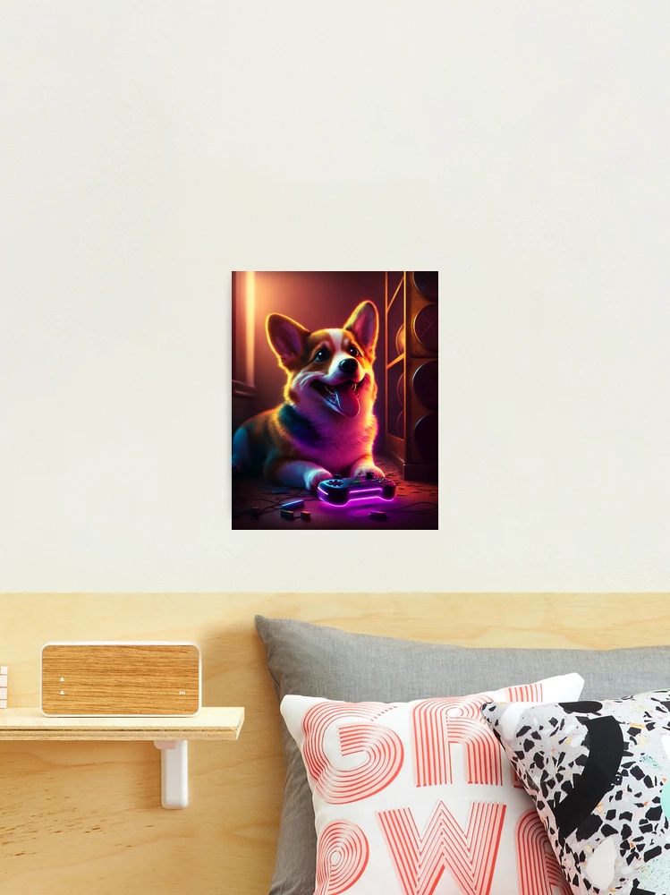 Gaming Corgi - The Cutest Gamer Pup! Poster for Sale by Epicsessed