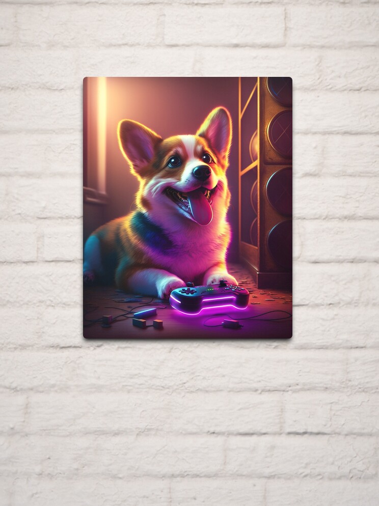 Gaming Corgi - The Cutest Gamer Pup! Poster for Sale by Epicsessed