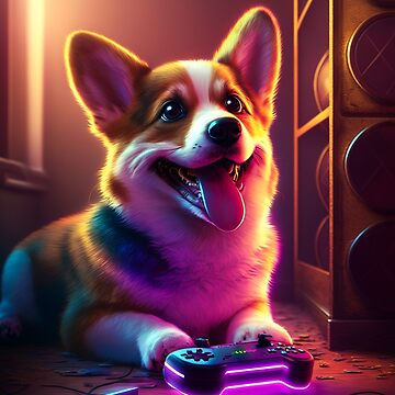 Excitable Gaming Corgi  Corgi dog, Cute corgi, Corgi