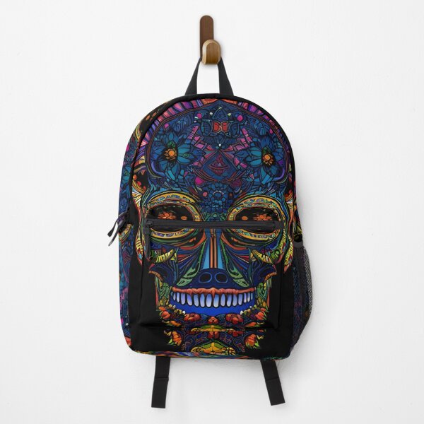 Item preview, Colorful skull artwork designed and sold by DopeDesign111.