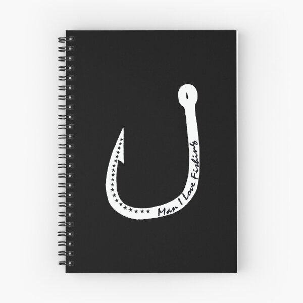Item preview, MILF, Man I love fishing, with fishing hook in white designed and sold by Manoroma.